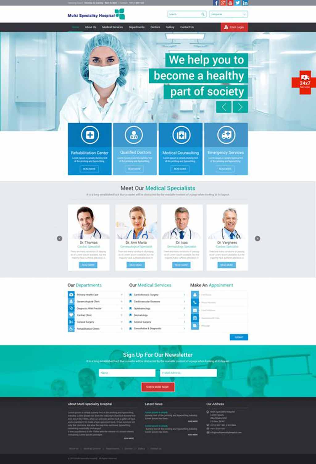 مزایای طراحی سایت پزشکی