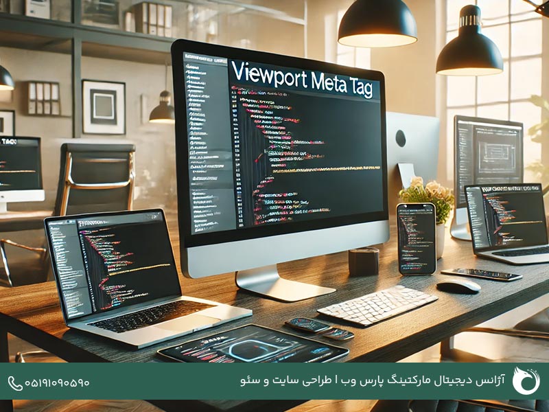 تعریف متا تگ viewport