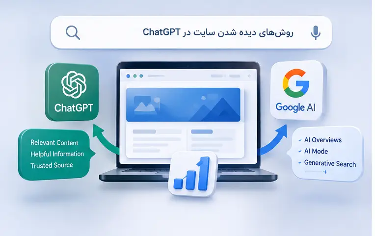 ۱۰ راهکار برای دیده شدن سایت در پاسخهای ChatGPT و Google AI